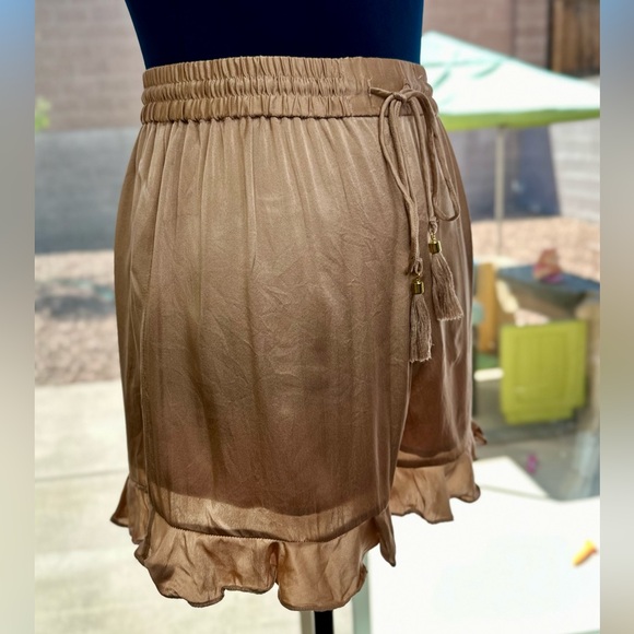 EUC Zimmermann Nude Silk Flutter Shorts - Picture 11 of 17